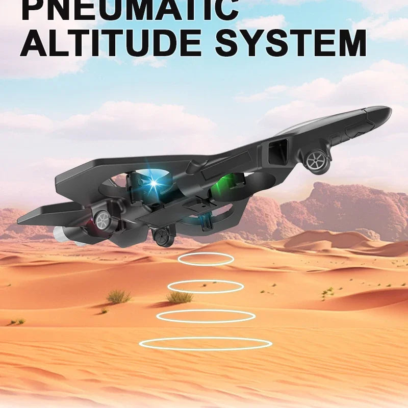RC Fighter Airplane Mini Drone Remote Control Jet Plane Stunt Drone for Adults & Kids Toy with Light