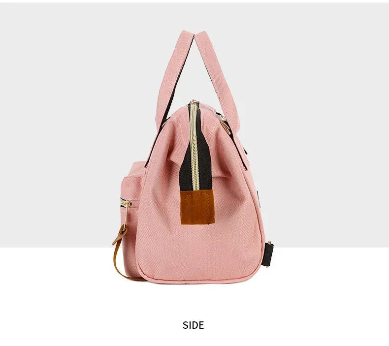 Small size mother and baby mother storage bag handbag travel backpack diaper bag baby stroller accessories