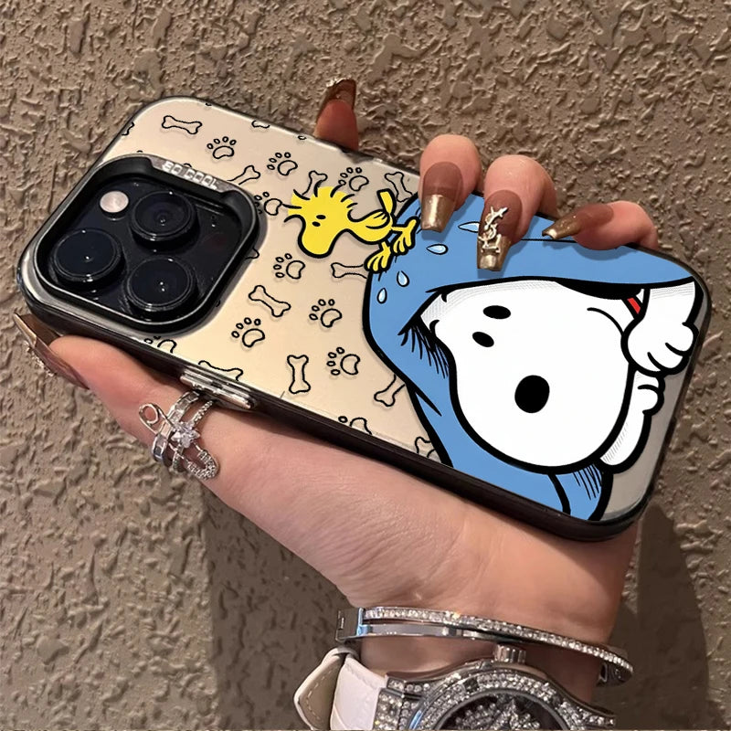 Anime Funny Dog Cool S-Snoopy Hard Phone Case for Xiaomi Redmi Note 15 14 13 12 10 9 Pro Plus 4G 5G 12S 11S 10S  9S Matte Cover