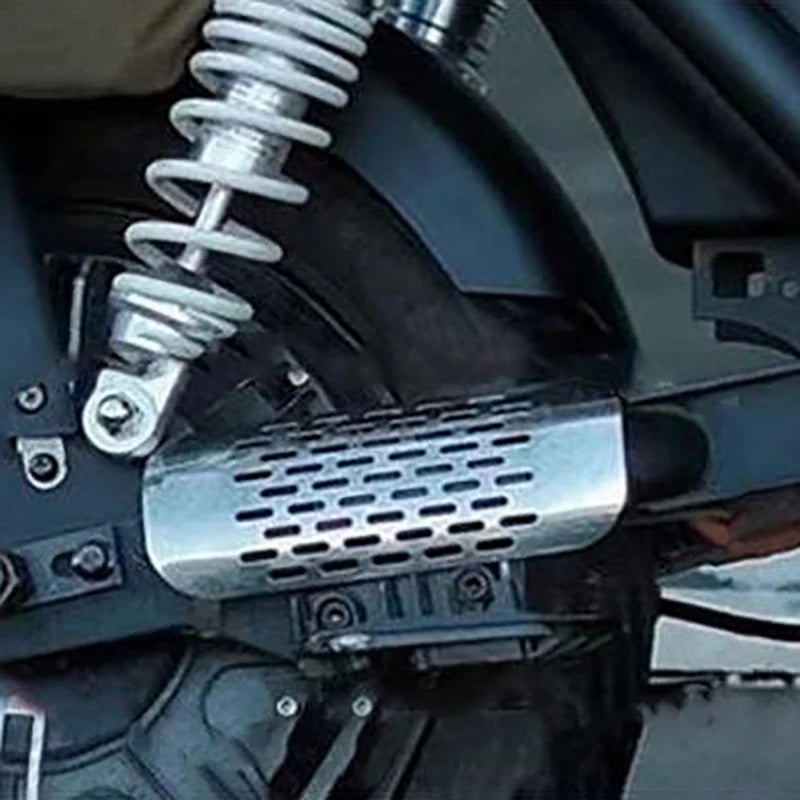 1PC Universal Motorcycle Exhaust Pipe Heat Shield Cover Muffler Protector Guard Moto Accessories Fit For Motorcycle