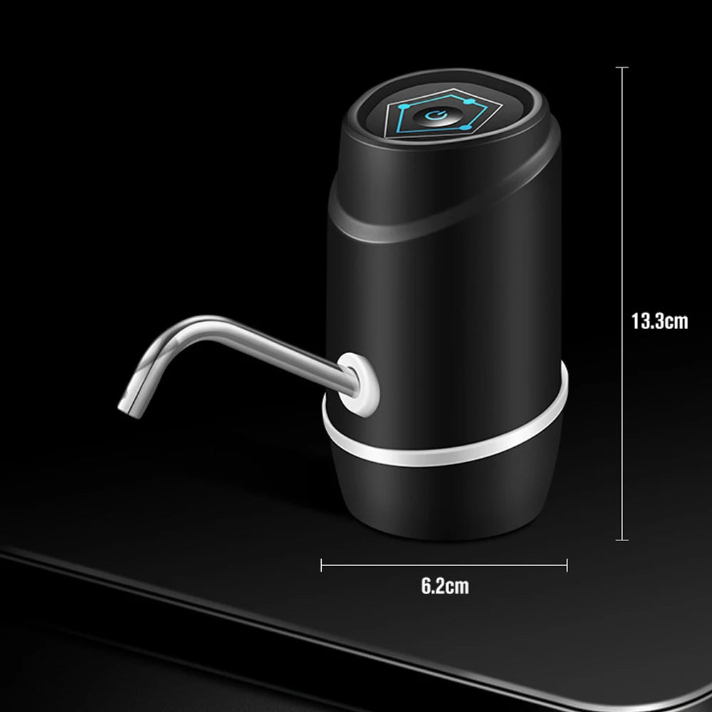 5 Gallon Electric Water Dispenser for 2/5 Gallon Water Bottle Dispenser, Camping Portable USB Rechargeable Water Pump
