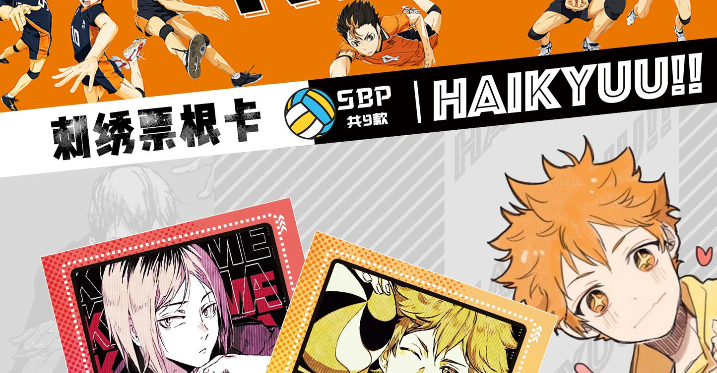 Haikyuu CardsThe Junkyard Showdown Is Coming Hotly with A Passionate Opening Classic Collectible Card Toys and Gifts