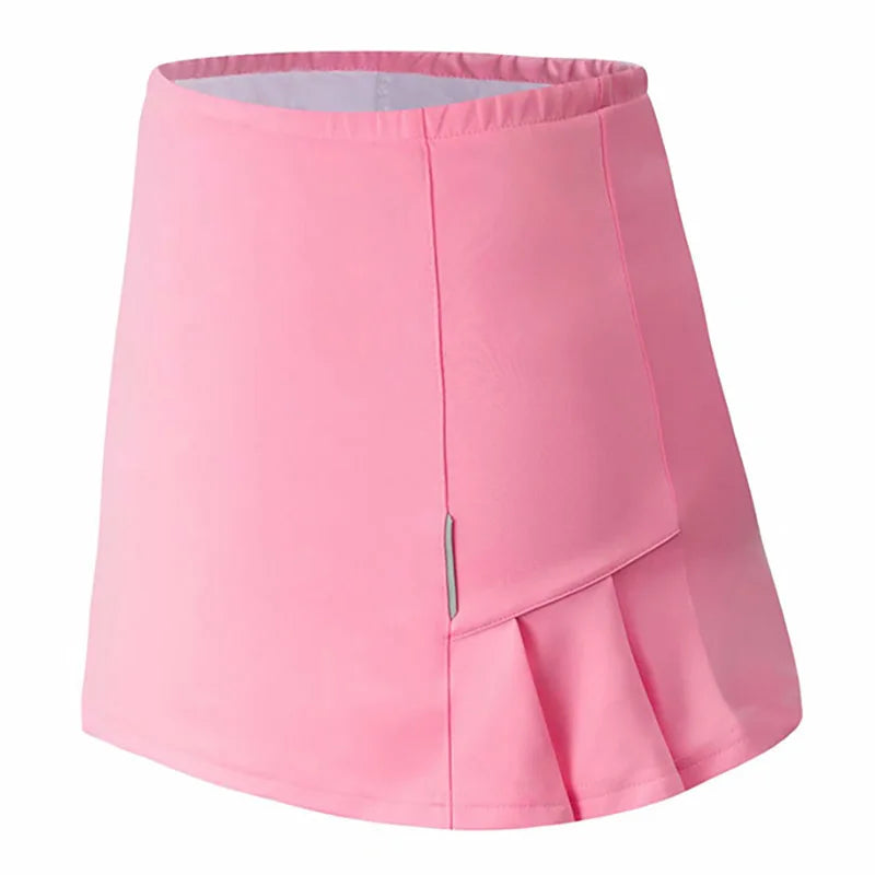2024 Women's Sports Skirt Quick dry Tennis Yoga Badminton Golf Skirt Waisted Short Skirt Comfortable Breathable Belt Safety Pant