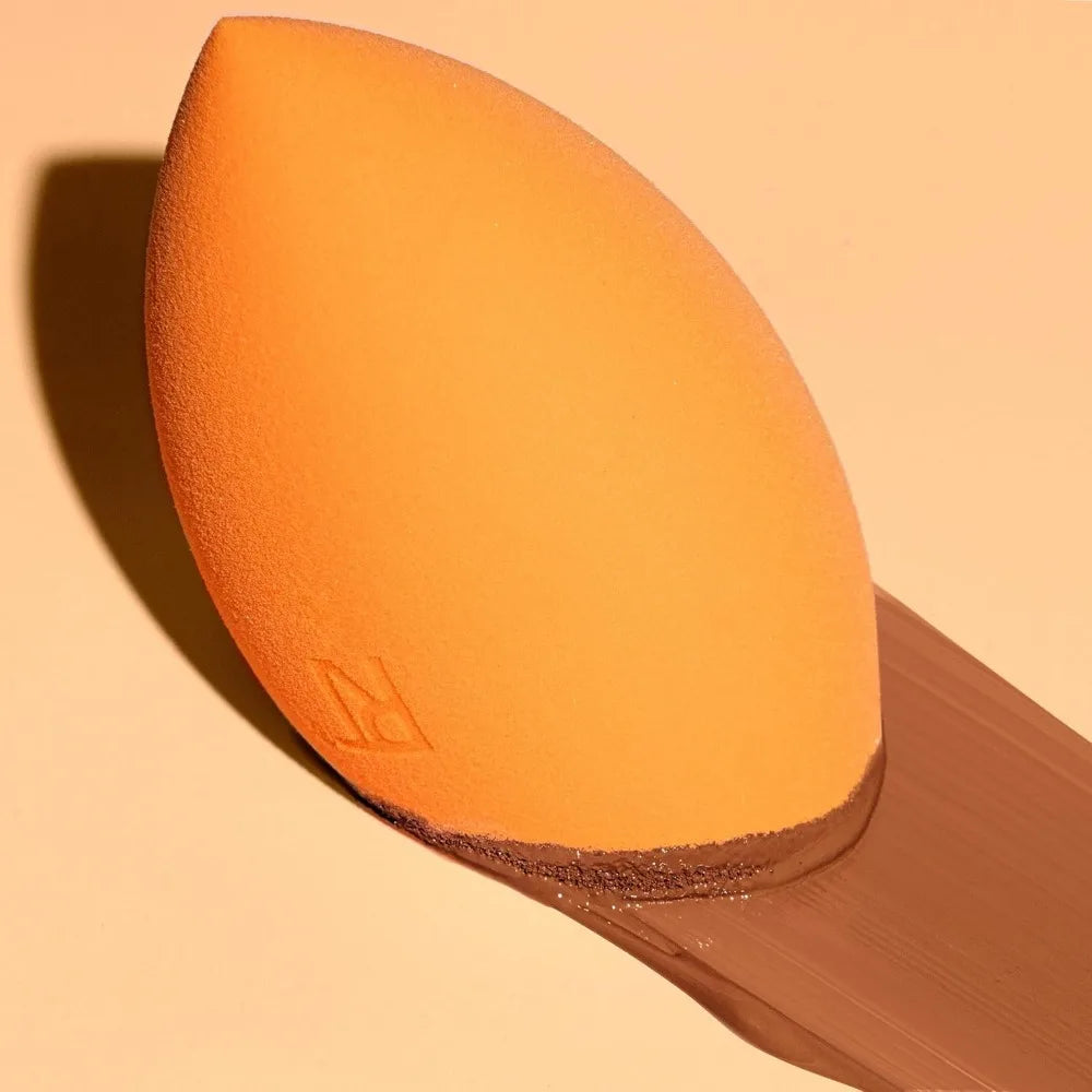 Real Techniques Complexion Sponge Makeup Blender Liquid and Cream Foundation Streak-Free Professional Makeup Tool Free 4 Count