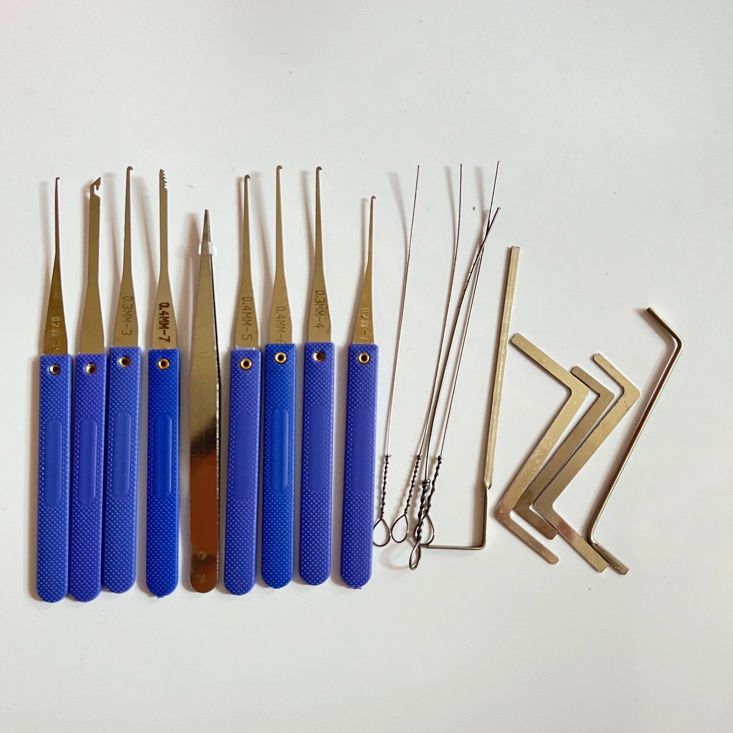 18 in 1 Locksmith Extractor Tools Kit Broken Key Remove Tool Set with Tension Wrench Tools for Family,Home Life Helper