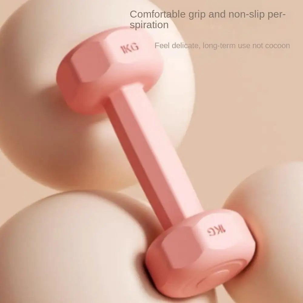 New 1kg Dumbbell Women's Fitness Home Equipment Kettlebell Children Primary School Men's Arm Muscle Yoga Small Dumbbell Set