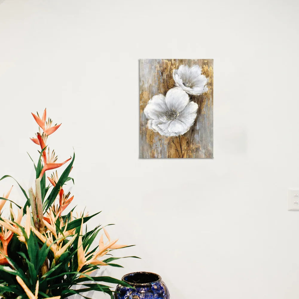 5pcs Stretched Canvas Square Blank Canvases Cotton Canvases For Oils Watercolor Painting Canvas 8 X 6 Inches ( 20 X 15 Cm)