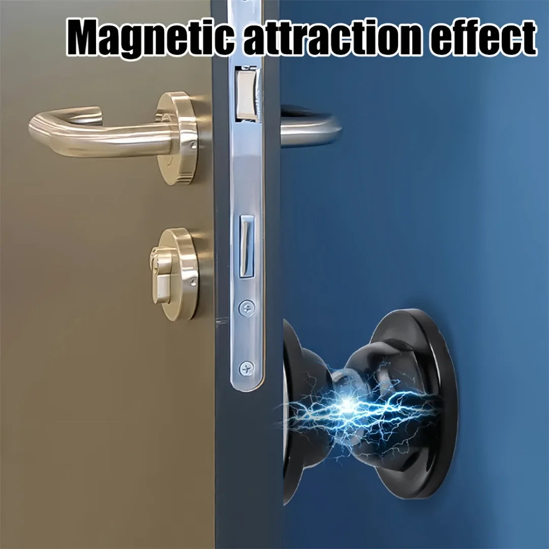 Silicone Non Perforated Door Suction Strong Magnetic Door Stopper Silent Anti-collision Door Stopper  for Home Holder Hardware