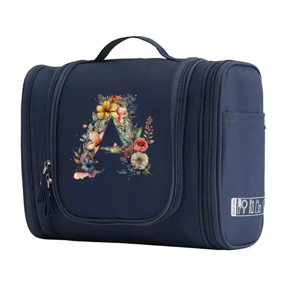 New Fashion Floral Shaped Letter Pattern Female Toiletries Are Very Convenient Minimalist Makeup Bag for Easy Storage of Items
