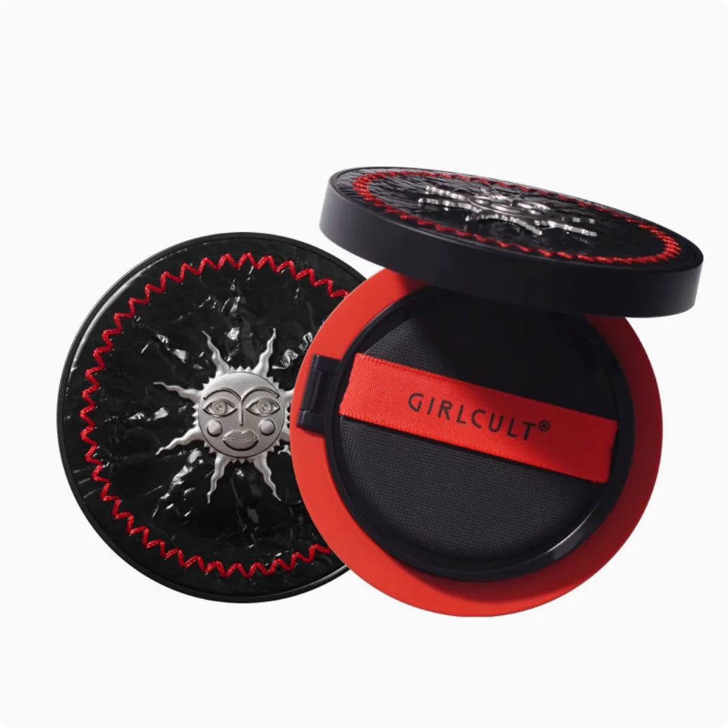 Girlcult Shimmer Air Cushion Oily Skin Liquid Foundation Light thin fit concealer Air Cushion Foundation Makeup Cosmetics