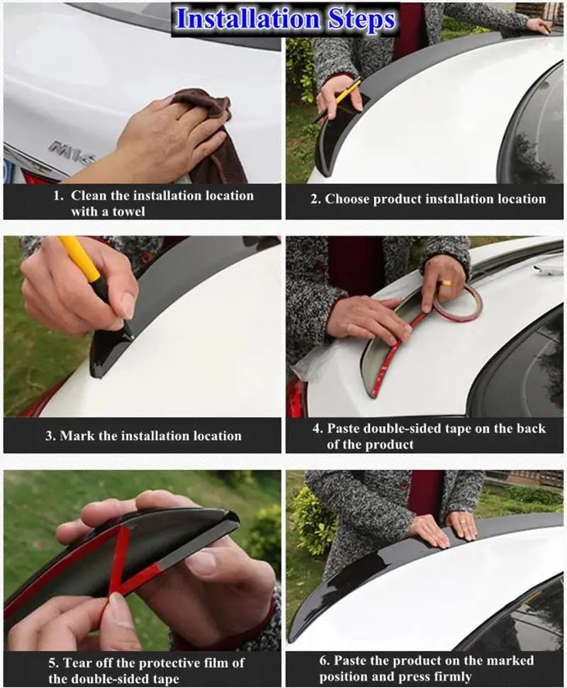 For Seat Leon MK3 5F Top Spoiler leon 5 Dr 2013 - 2020 MK3.5 5F FR For Back Gloss Windbreaker All Color Choices