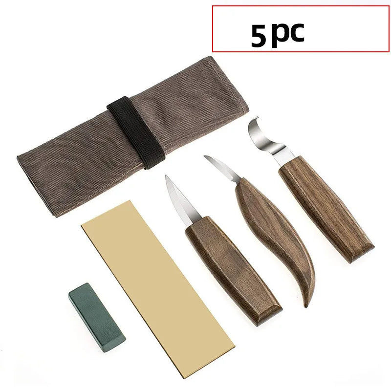 Wood Carving Tools Set Chisel Woodworking Cutter Hand Tool Set Wood Carving Knife DIY Peeling Woodcarving