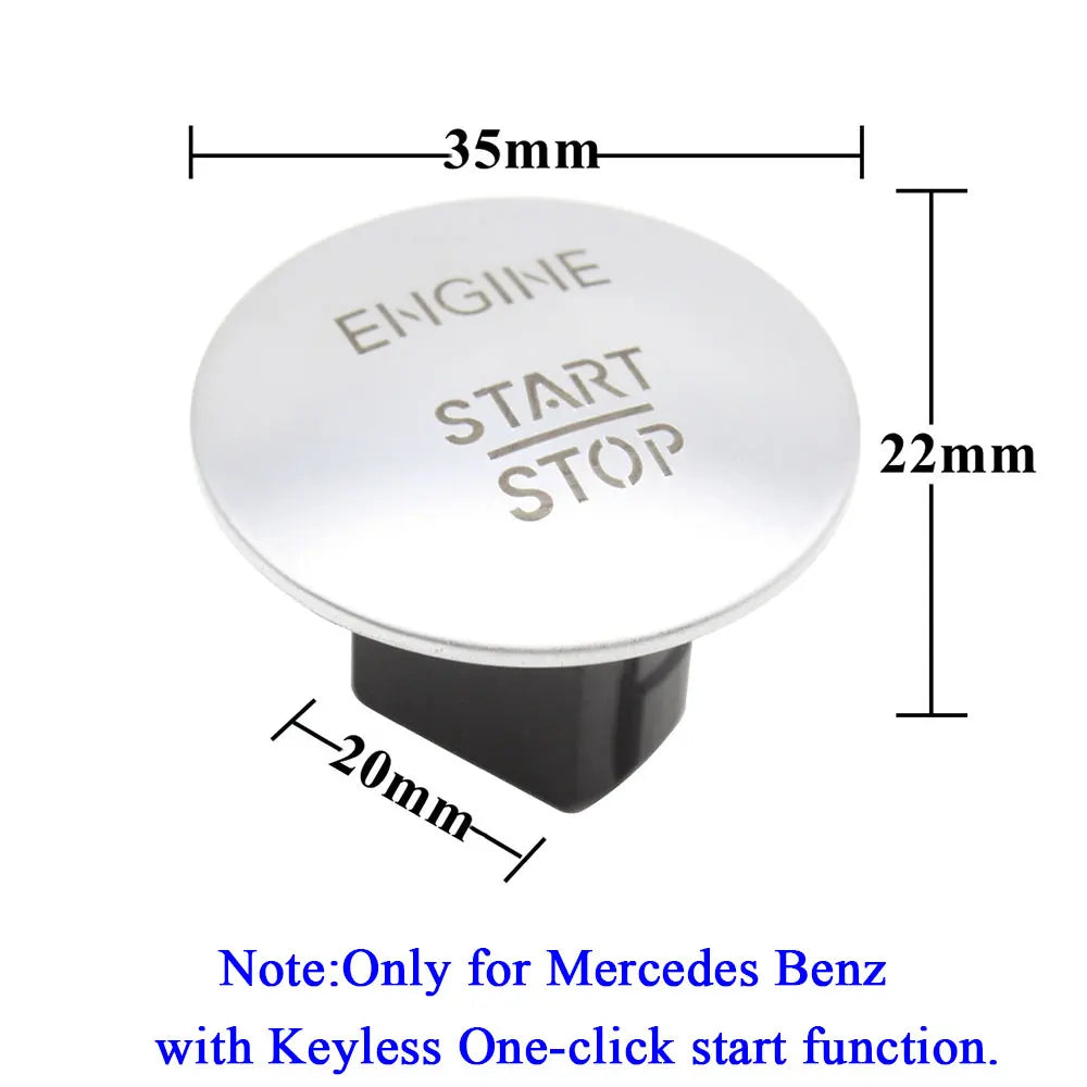 Car One-click Start Stop Push Button Ignition Switch Keyless For Mecedes Benz All Series W204 W205 W245 W211 W212 W221 W164 W166