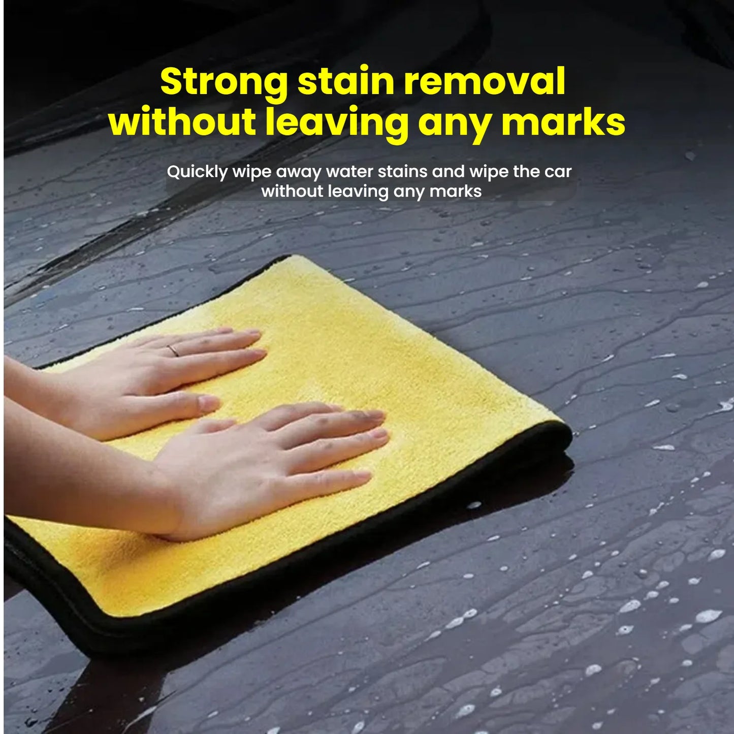High Quality Microfiber Car Wash Towel Absorbent, Scratch - Free Cleaning Cloth for Drying & Auto Detailing - Ideal for Car Care
