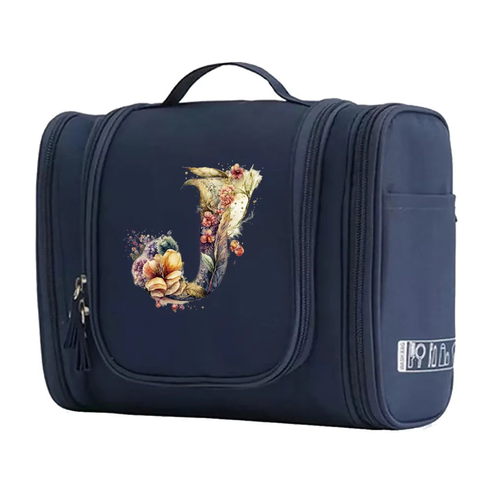 New Fashion Floral Shaped Letter Pattern Female Toiletries Are Very Convenient Minimalist Makeup Bag for Easy Storage of Items