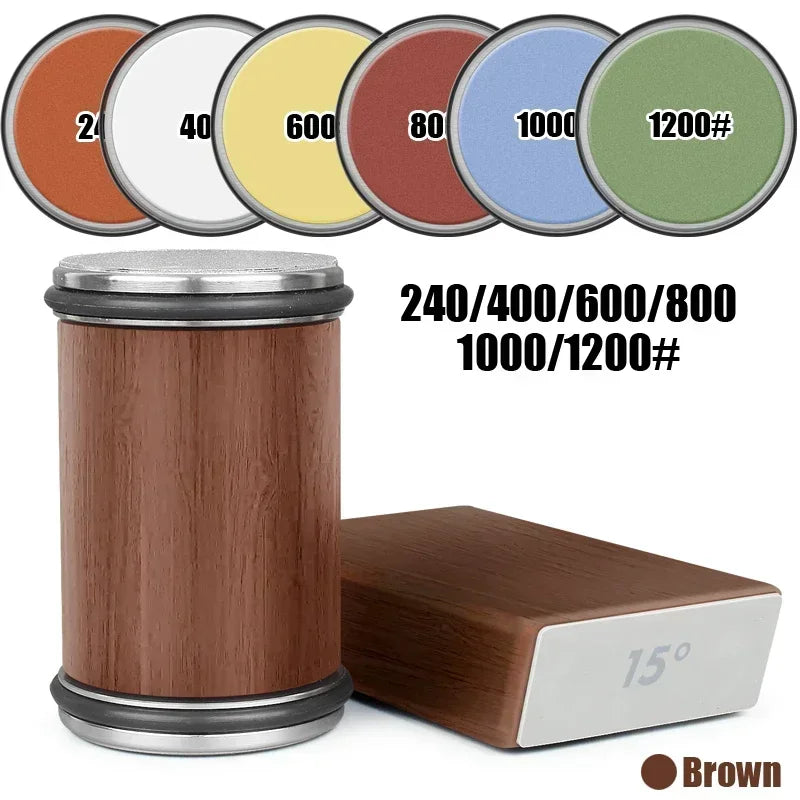 2025 UPgrade Rolling Knife Sharpener 15/20° Angle Magnetic type Base Roller Sharpeners 240-10000# Grindstone Professional tool
