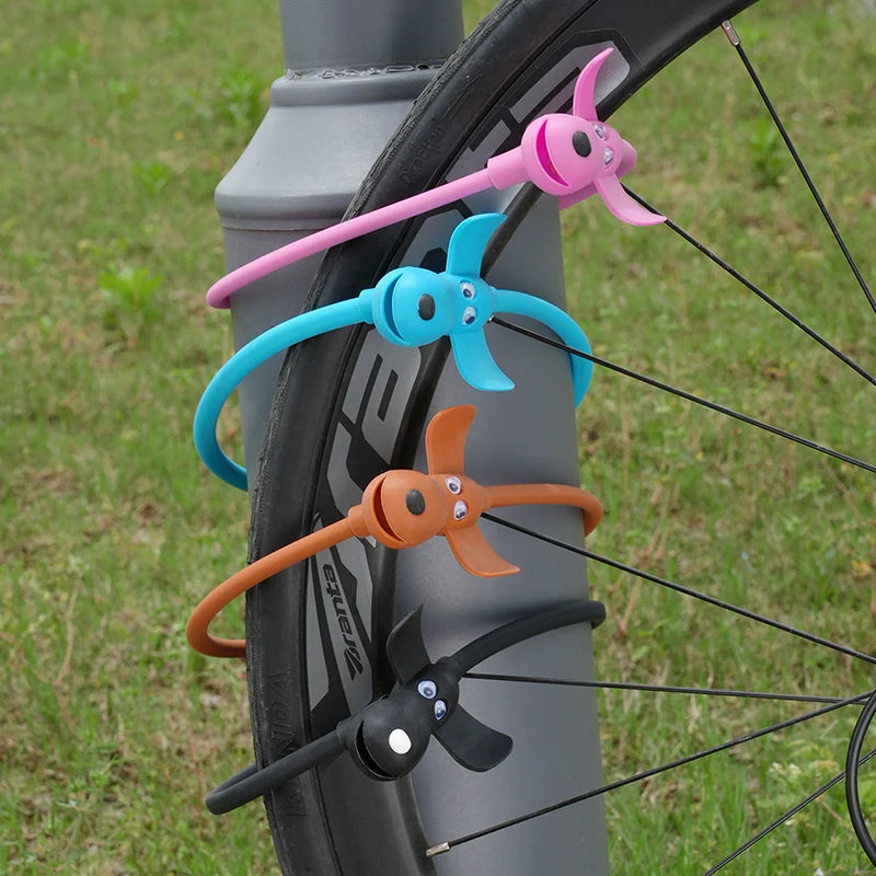 Bike Lock Creative Puppy Children's Bike Anti-theft Cute Cartoon Ring Portable Key Lock Cycling Gear Road Bike Riding Equipment
