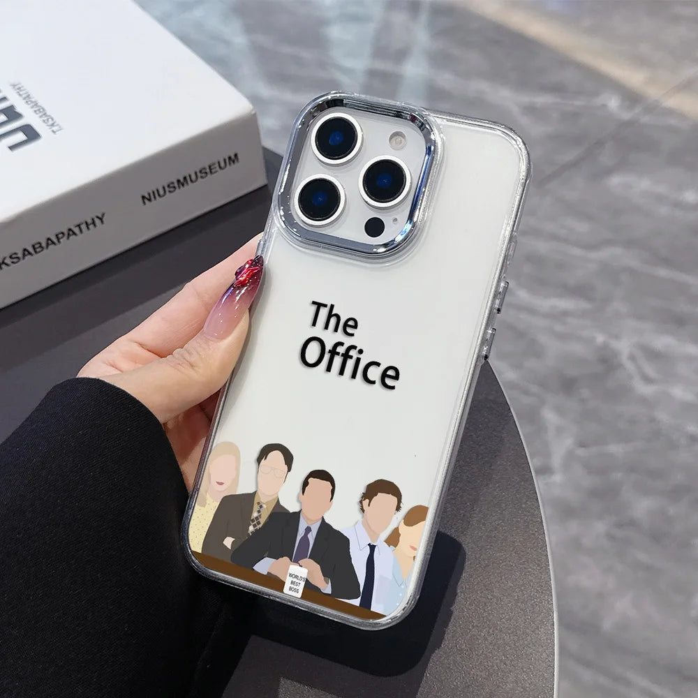 The office Tv Show Hot  Phone Case For iPhone 17 16e 16 15 14 13 12 11 mini Pro Max X XR XSMAX 8 Air Plus Transparent Soft Cover