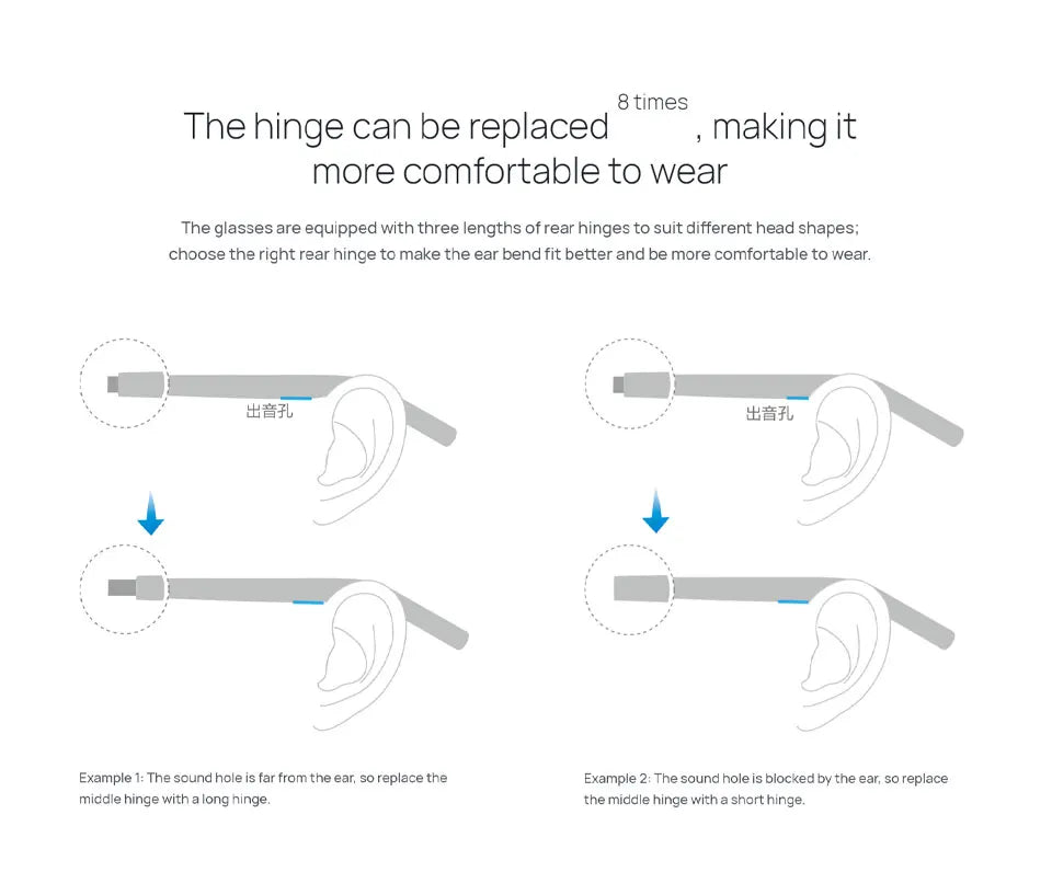 Huawei Smart Glasses 2 All-weather intelligent broadcasting, 11 hours of continuous listening