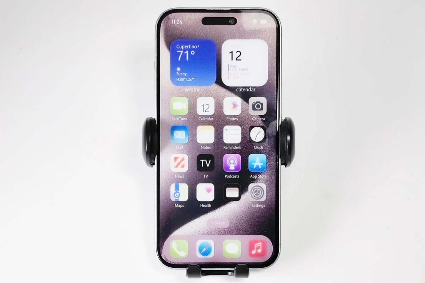 Car Phone Holder For Volkswagen VW Golf 8 MK8 2021-2024 Mobile Phone Mounts Car Wireless Charging Special Fixed Base Accessories