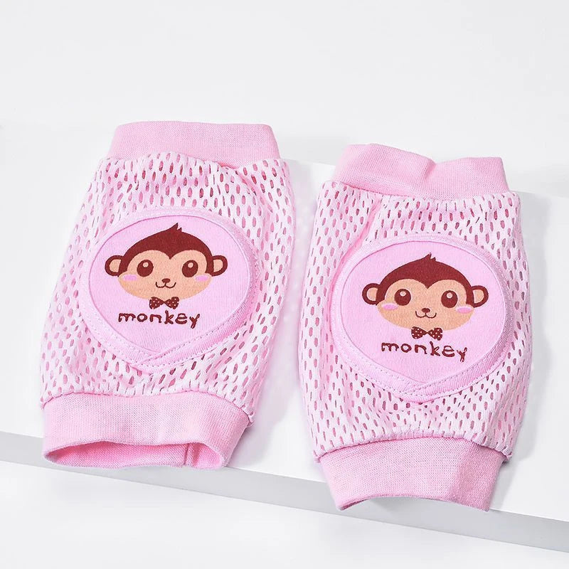 Baby Knee Pads Thin Summer Infant Crawling Protector Anti-fall Toddler Learning To Walk Knee Sleeve for Newborn Crawling Elbow