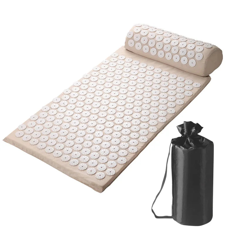 Massager Mat Shakti Mat Massage Yoga Mat Acupressure Relieve Stress Back Body Pain Spike Mat Acupuncture Massage Cushion