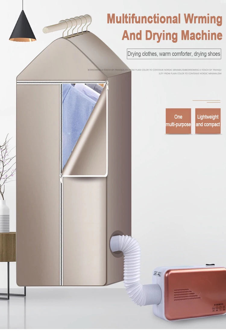 Household Quick Drying Clothes Dryer Small Drying Clothes Dryer Warm Is Dehumidified, Dry Shoes Warm Shoes, Wardrobe Folding