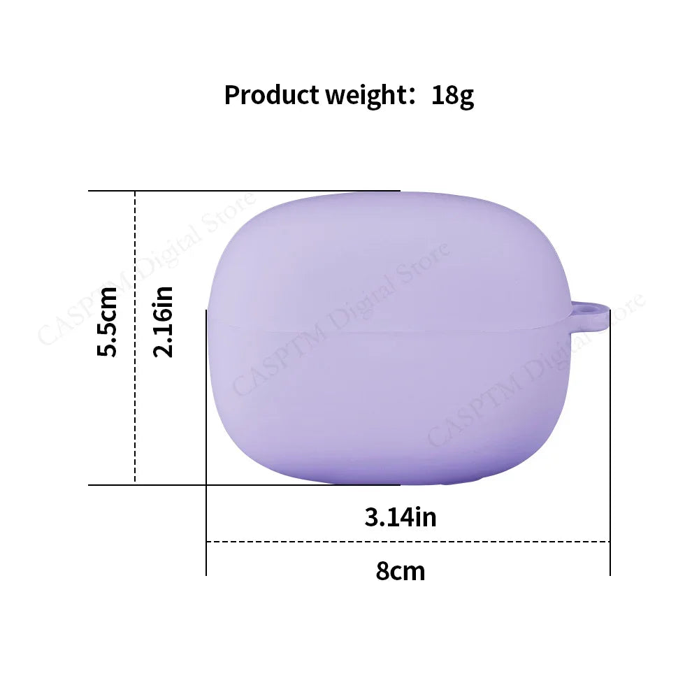 For Xiaomi Redmi Buds 6 Pro Case Earphone Protective Cover Silicone Protective Cases Redmi Buds 6 Pro Charging Capa Coque Funda