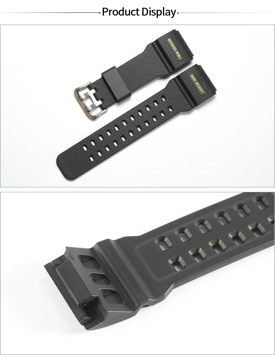 Watchband Accessories Resin Strap Suitable for Casio Mudmaster GG1000 GWG100 GSG100 Men Watch Band