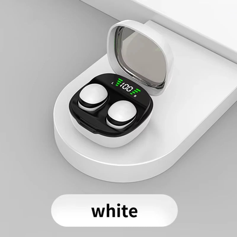 Mini Wireless Bluetooth 5.3 Headset Small Earbuds Sleep Sports Invisible Headphones HD HIFI Bass Sound Quality Earphones