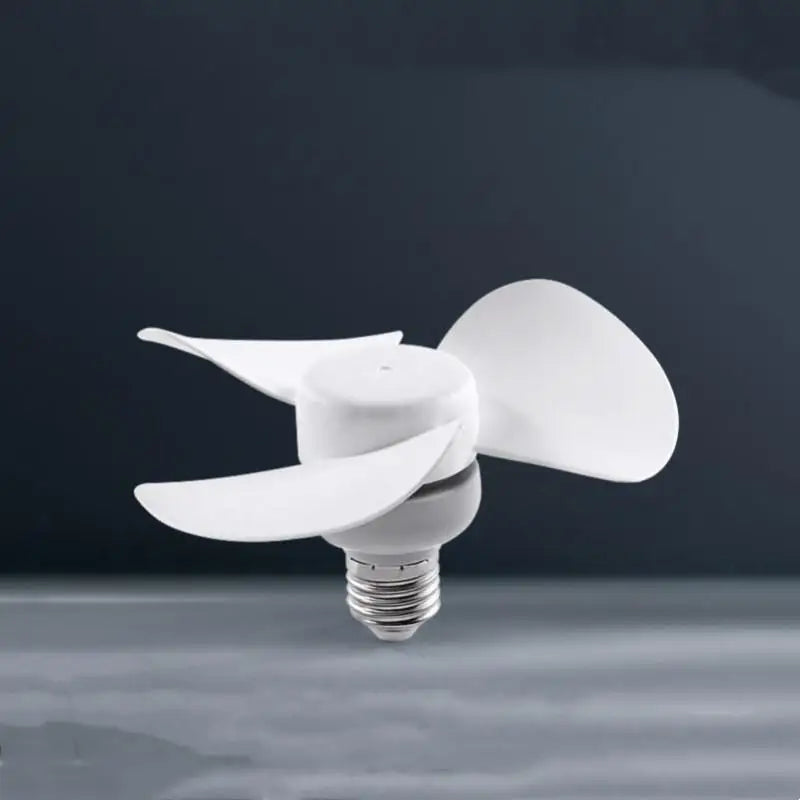 Mini Fan 5W E27 5.1 Inch Ceiling Fan for Indoor Bedroom Cooling - Ceiling Mounted Energy Efficient Lighting