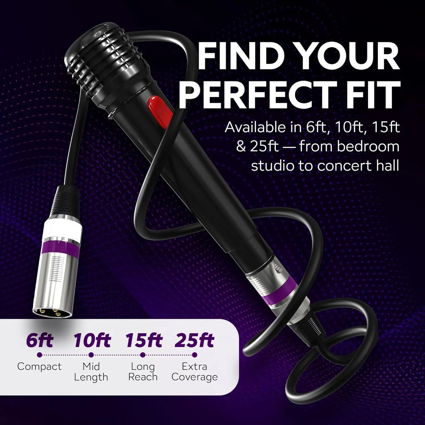 XLR Male to XLR Female Cable Professional Microphone Extension Cable For Recording Mixer Balanced Speaker XLR 3Pin Audio Lines