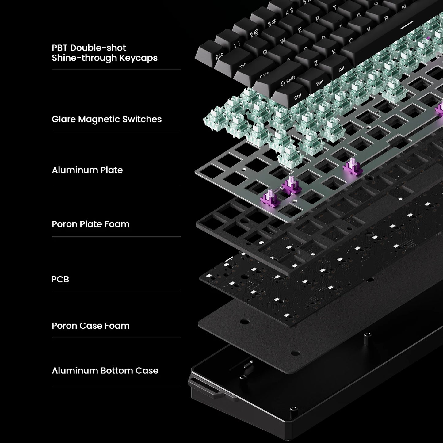 Akko MonsGeek FUN68 FUN60 PRO&MAX  HE Magnetic Keyboard 60% 65%Gaming Keyboards Rapid Trigger 8K Custom Keyboard Gamer Esports