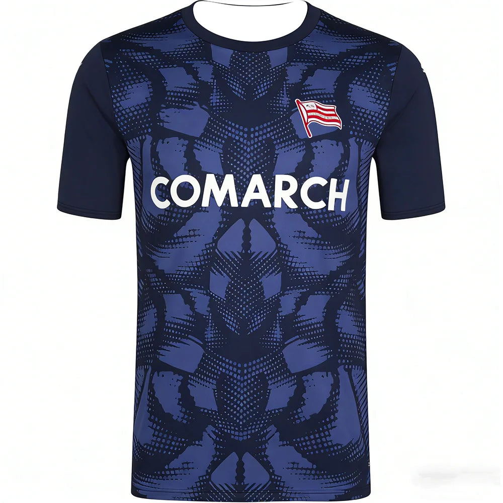 2026 Cracovia Team Uniform Polish League Fan Version Short Sleeved Breathable Quick Drying Sports T-Shirt New Arrival