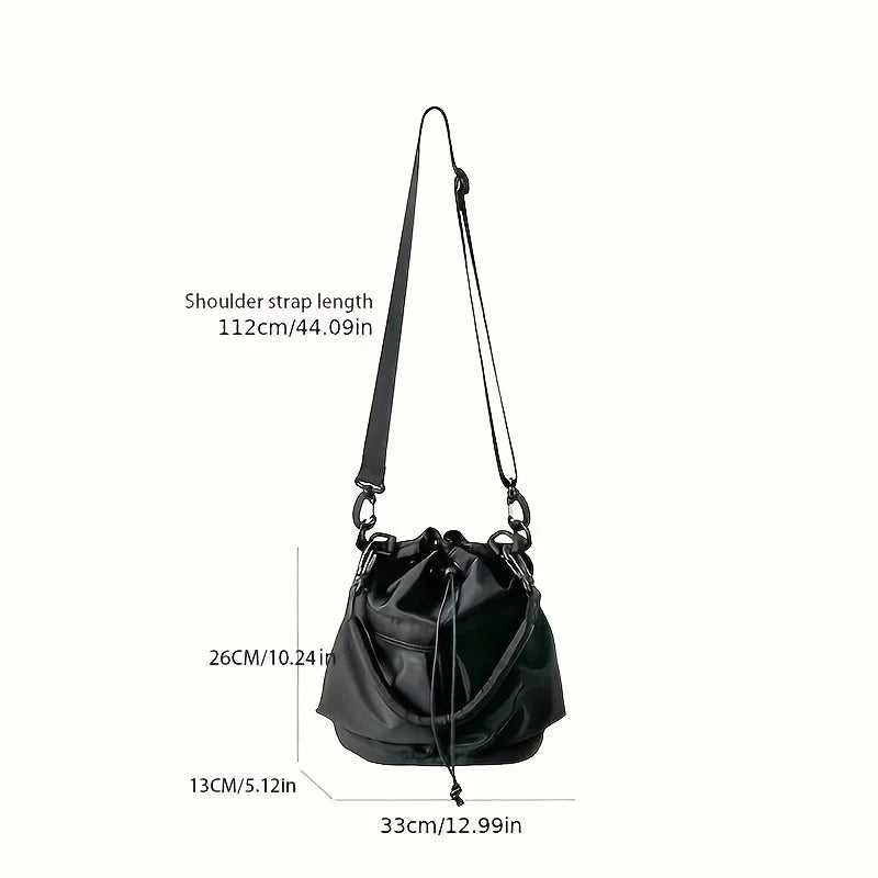 Fashionable Crossbody Bags for Women Shoulder Bag Large Capacity Oxford Women Bucket Bag Purse and Handbags