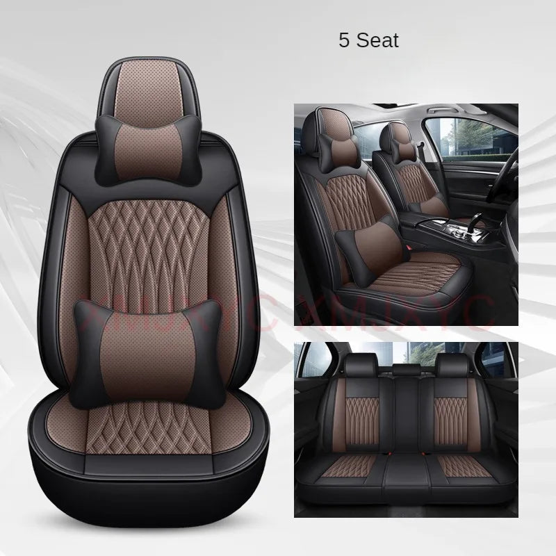 Pu Leather Universal Car Seat Cover for Mercedes A-Class W168 W169 W176 W177 A-Klasse A180 A190 A200 A220 A250 Auto Accessories