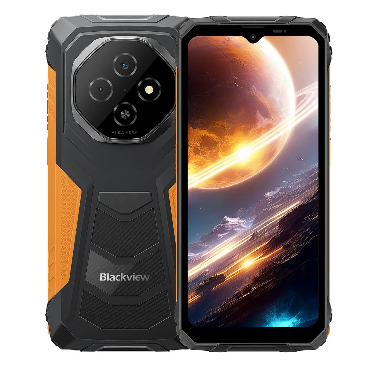 Blackview FORT 1 Smartphone 6.56'' Display 10000mAh Battery 4GB+128GB / 6GB+256GB 16MP Camera 4G Android 15 NFC  Cell Phone