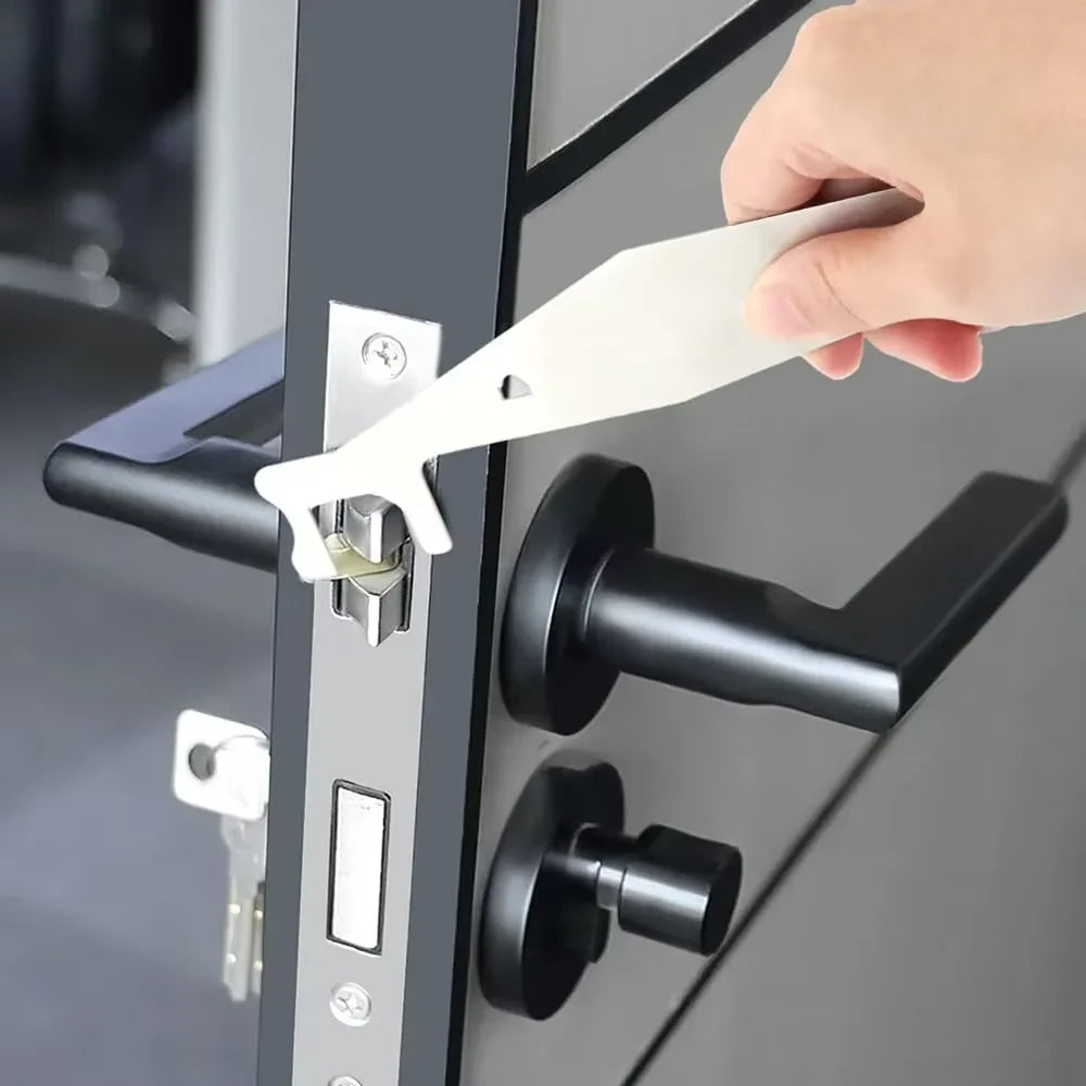 Lock Picking Fire Tool Firefighter Multitool Firefighter Tools Spring Steel Multitools Multipurpose Leverage Tool Pry Bar Tools