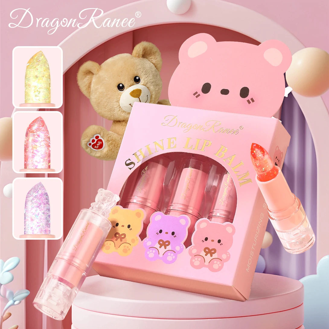 Three Lipstick Sets in a Box That Enhance Complexion, Moisturize, Hydrate, Are Waterproof, Do Not Fade, and Do Not Transfer to Cups. Beginner Lipstick Set