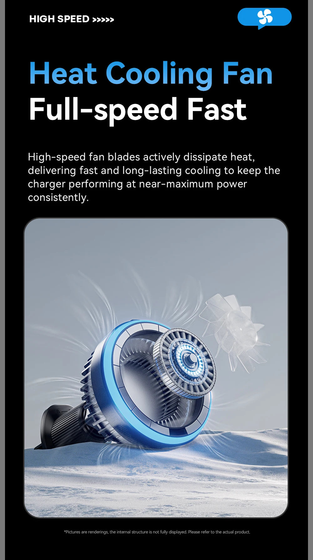 Essager Cooling Magnetic Car Wireless Charger 15W Fast Charging Station For Magsafe iPhone 16 Huawei 360° Roation Phone Holder