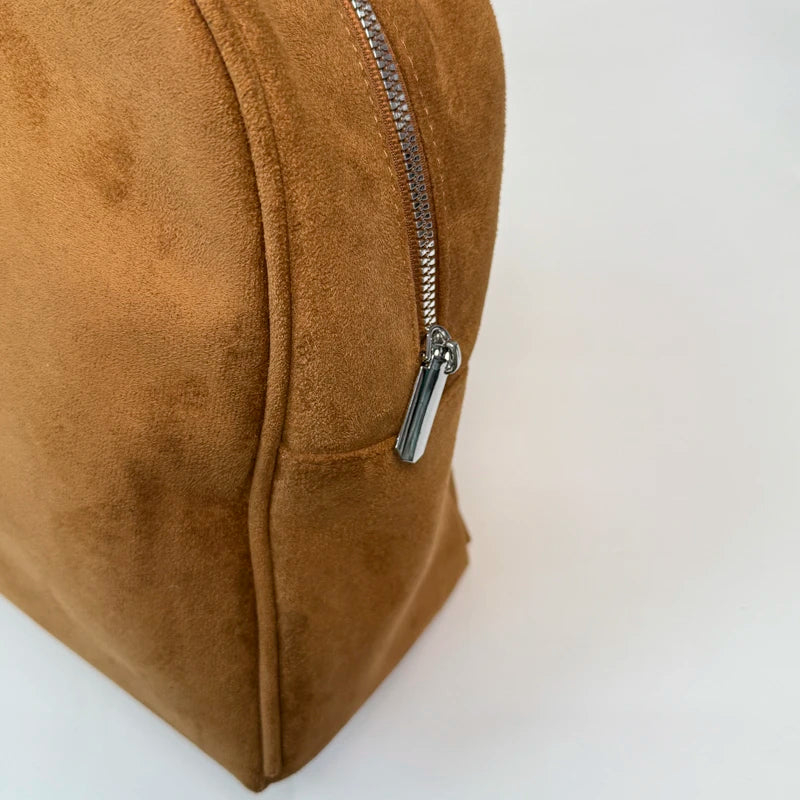 Vintage Women Business Shoulder Bags Simple Ladies Commute Tote Bag Suede Leather Female Underarm Bag Burgundy Large Handbags