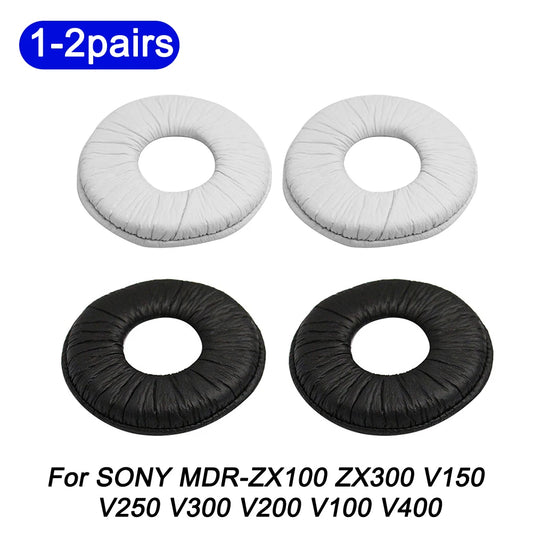 For SONY MDR-V150 V250 V400 V300 ZX300 ZX100 ZX110 Ear Pads Earphone Sleeve Head Beam Sponge Pad Leather Earmuffs