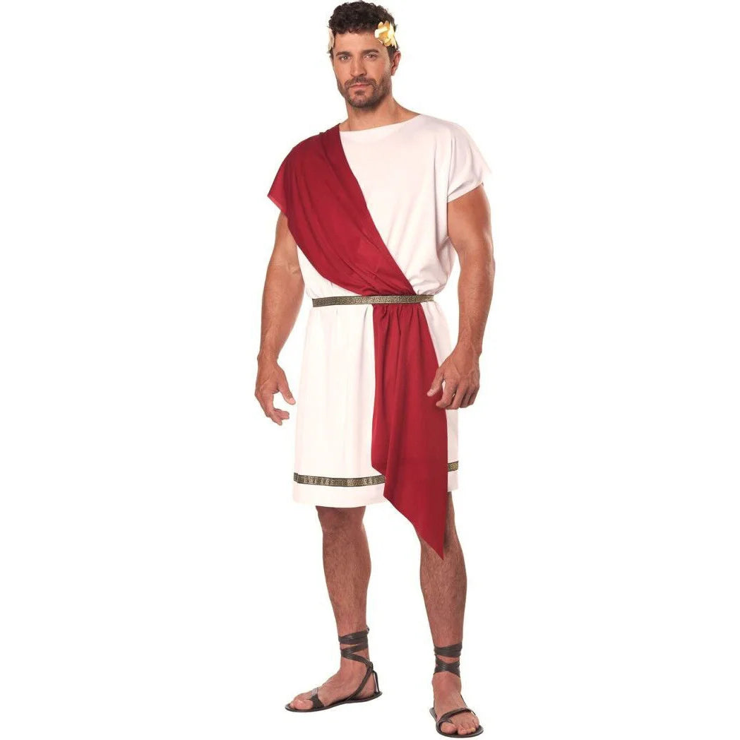 Halloween Man Women Ancient Greek Mythology Rome Toga Robe Greek Mythology God Goddess Costume Couples Fantasia Fancy Dress