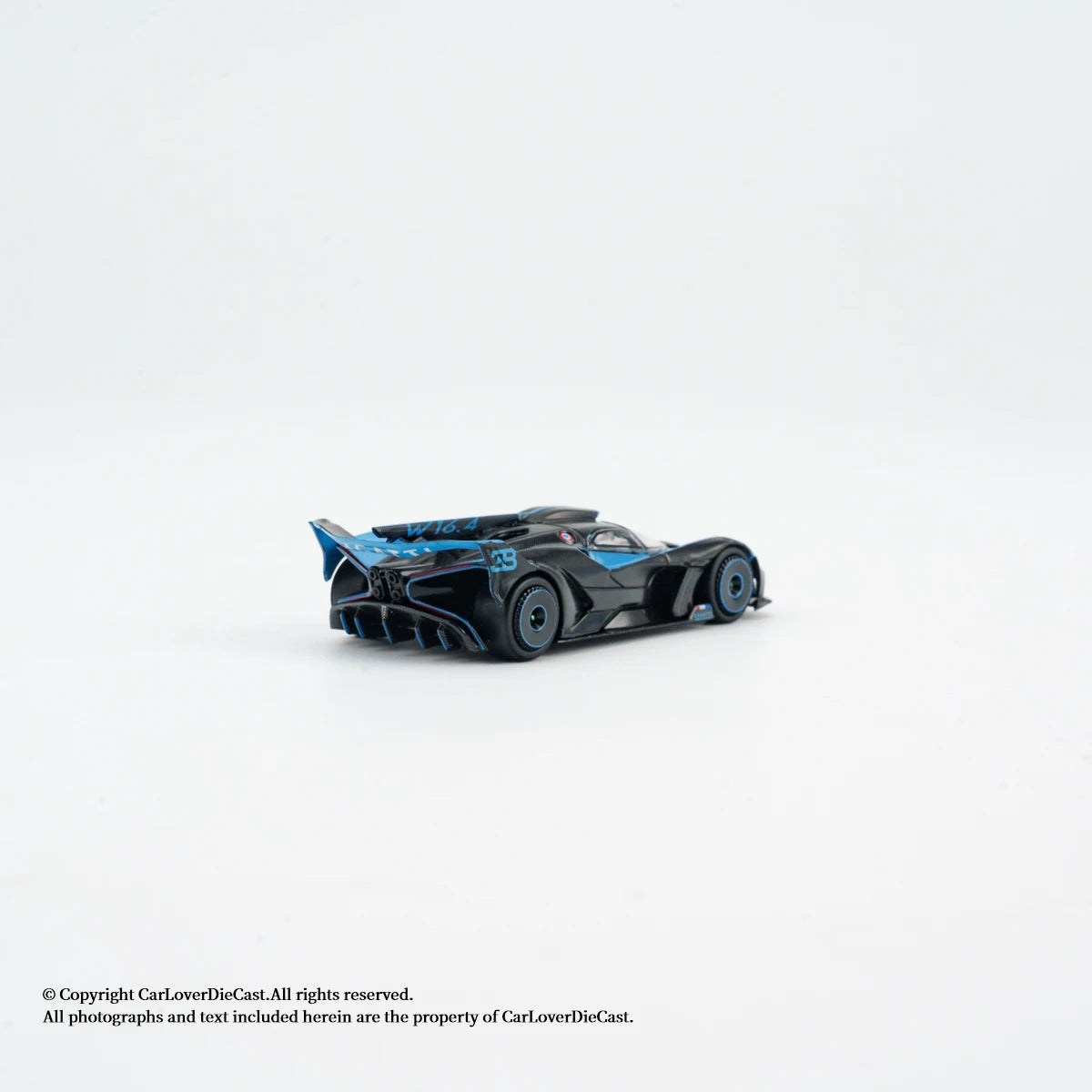 MINIGT 1:64 Bugatti Bolide Presentation Alloy Diecast Car Model Collection