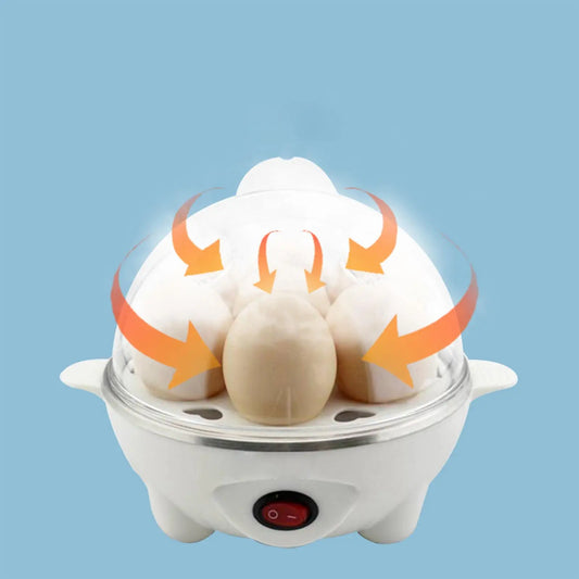 Boiled Egg Cooker Plug EU Cookware Stainless Multifunctional Egg Steamer for Cooking Breakfast