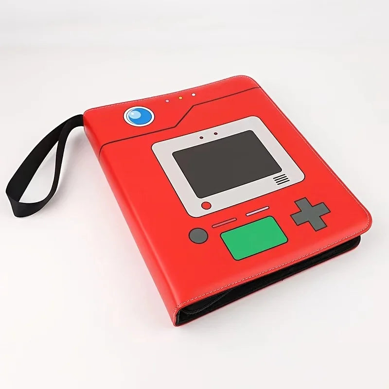 Card Binder,Game card collection album, Card protection collection storage book, durable waterproof, zip close, flip design