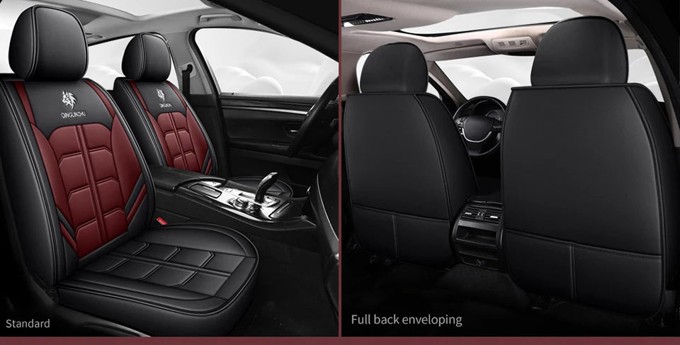 Car Seat Cover For Nissan Qashqai J11 Navara D40 Terrano 2 March X Trail Patrol Versa Kicks Universal Leather Auto Accessories