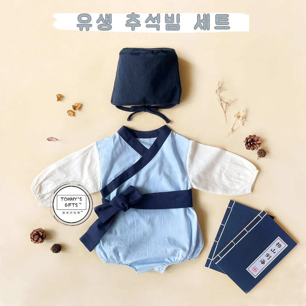 2023 Autumn New Korean Baby Bodysuit  Romper  Set  baby girl romper  newborn baby clothes