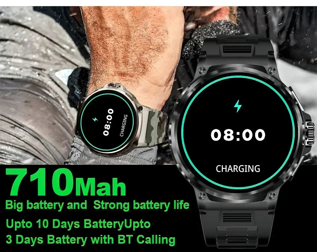 Xiaomi 2025 NEW 1.85-inch ultra HD smartwatch, GPS track HD Bluetooth call; 710 mah large battery 400+ dial, suitable for Huawei