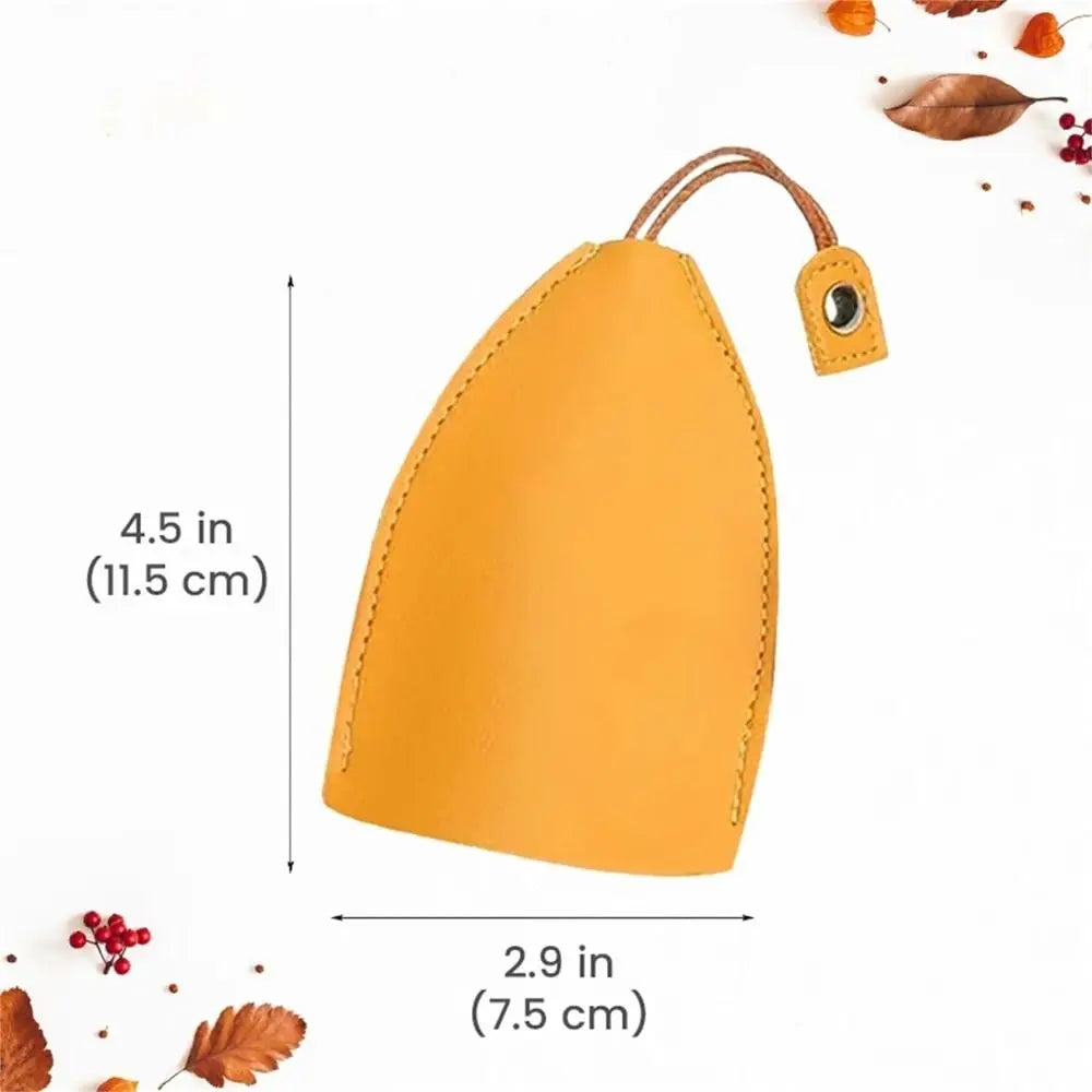 Creative PU Leather Pull Out Cute Large Capacity Car Key Case Car Keychain Stylish PU Leather Key Wallets for Protecting Key